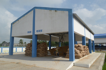 Open Market Shed,Itahar Krishak Bazar